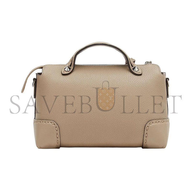 F**di by the way leather medium selleria bag dove gray 8bl146arbbf04y9 (27*15*13cm)